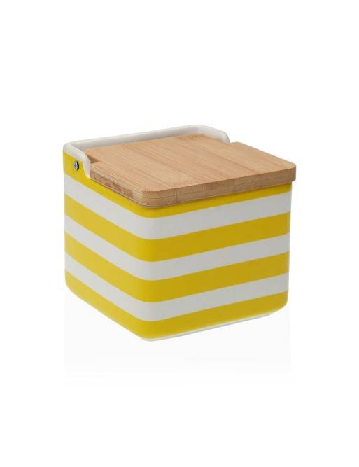 BAMBOO SALT SHAKER WITH YELLOW MARINAD MODEL BAMBOO SALT SHAKER WITH YELLOW MARINAD MODEL