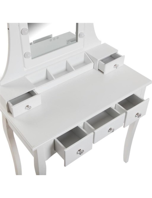 WHITE DRESSING TABLE MODEL