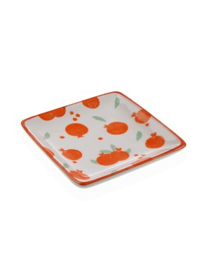 FONTAINE CARRÉE ORANGE MODÈLE 1,9x11,3x11,3 CM