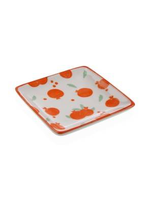 QUADRATISCHER BRUNNEN ORANGE MODELL 1,9x11,3x11,3 CM