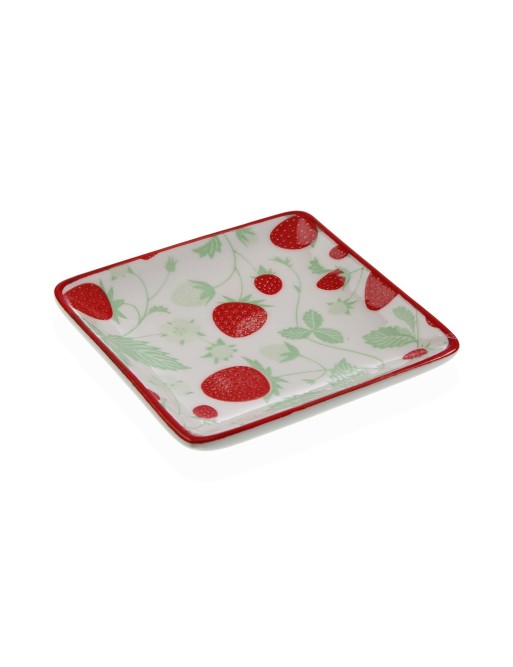 FONTAINE CARRÉE MODÈLE FRAISES 1,9x11,3x11,3 CM FONTAINE CARRÉE MODÈLE FRAISES 1,9x11,3x11,3 CM