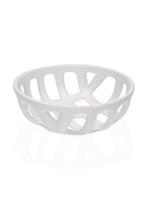 WEISSE OBSTSCHALE 8,5x26,5 CM