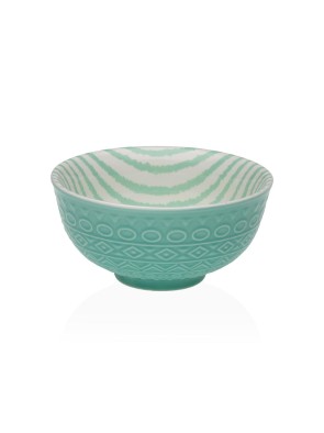 TURQUOISE PORCELAIN BOWL 5.8x12.3 CM