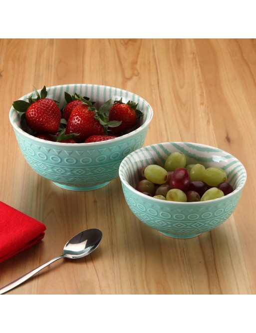 BOL EN PORCELAINE TURQUOISE 5,8x12,3 CM BOL EN PORCELAINE TURQUOISE 5,8x12,3 CM