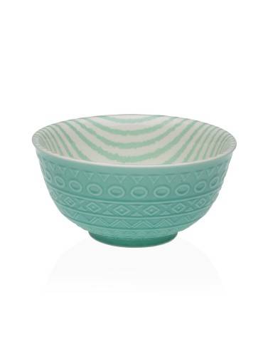 BOL TURQUESA DE PORCELANA 7,7x16 CM