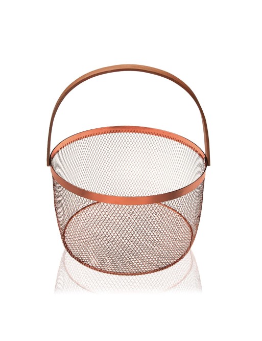 PANIER AVEC ANSE COULEUR CUIVRE MODÈLE IRIS PANIER AVEC ANSE COULEUR CUIVRE MODÈLE IRIS