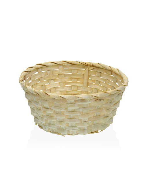 CESTA REDONDA AMARILLA 23 CM (23x10 CM)