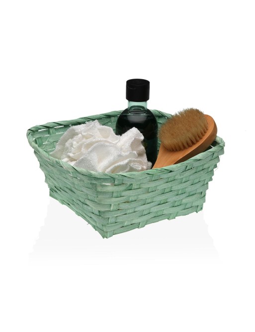 GREEN SQUARE BASKET 20 CM (20x10 CM)