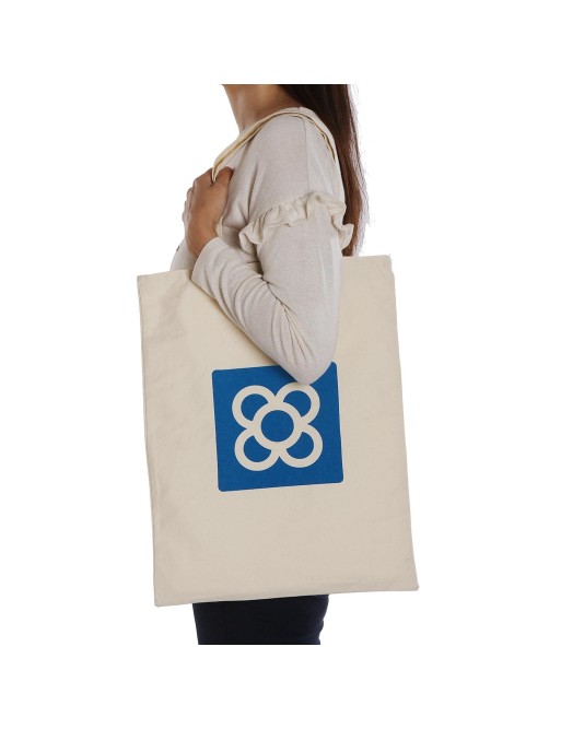 BOLSO PARA LA COMPRA MODELO BALDOSA BARCELONA AZUL BOLSO PARA LA COMPRA MODELO BALDOSA BARCELONA AZUL