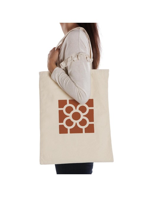 SAC CABAS MODÈLE BILBAO TUILE ORANGE