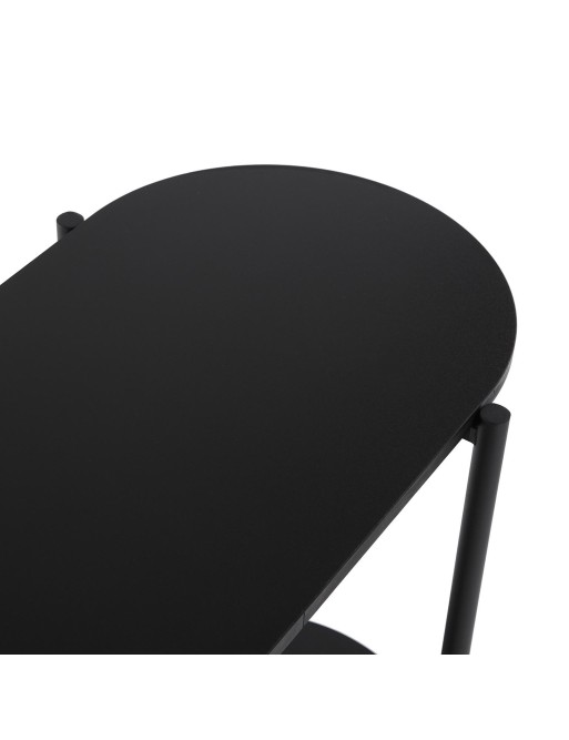 BLACK METALLIC CONSOLE OR ENTRANCE TABLE 90x70 CM BLACK METALLIC CONSOLE OR ENTRANCE TABLE 90x70 CM