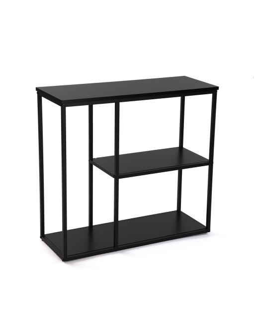 CONSOLE EN MÉTAL NOIR 80x75 CM