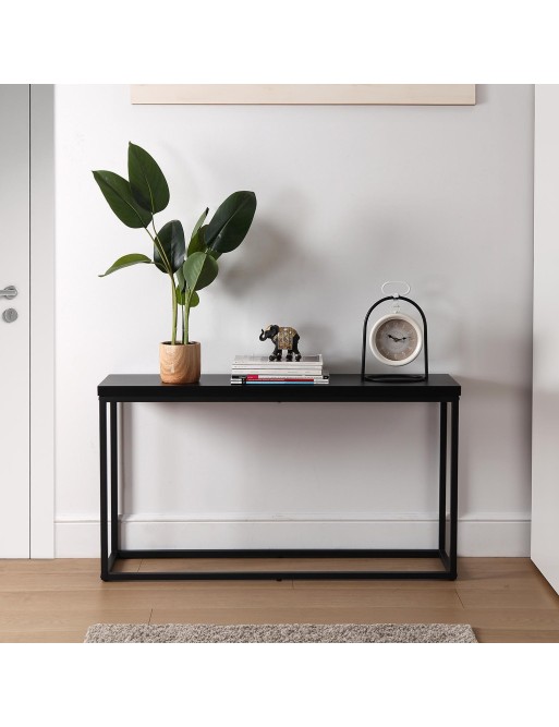 BLACK METAL CONSOLE 110x60 CM BLACK METAL CONSOLE 110x60 CM