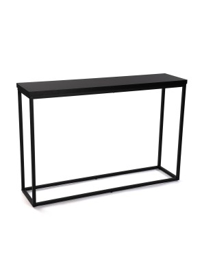 SCHWARZE METALLKONSOLE EIN REGAL 120x80 CM