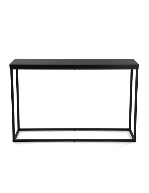 CONSOLA METALICA NEGRA UN ESTANTE 120x80 CM CONSOLA METALICA NEGRA UN ESTANTE 120x80 CM