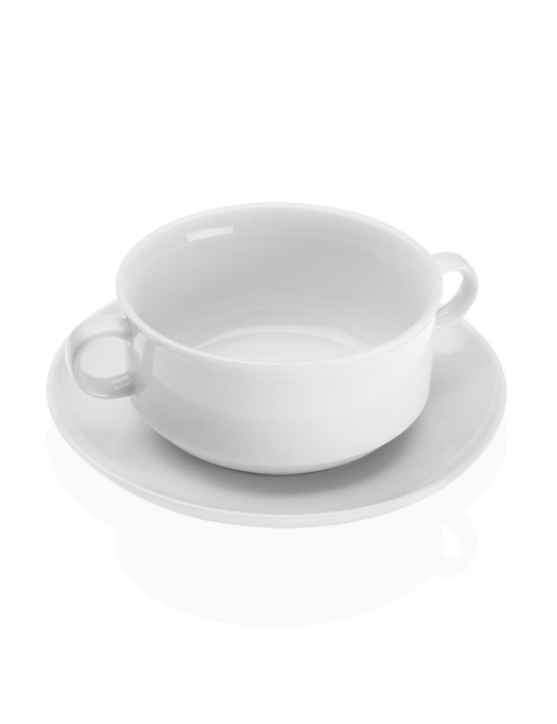 TAZA DE CONSOME CON PLATO TAZA DE CONSOME CON PLATO