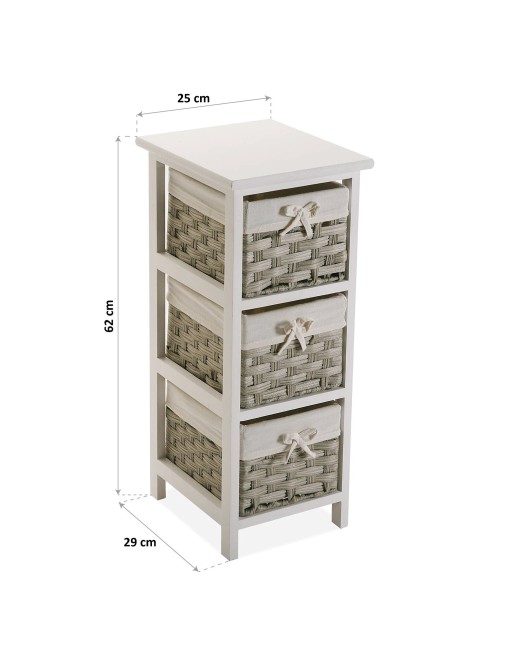 CHEST OF 3 DRAWERS FOOT MODEL