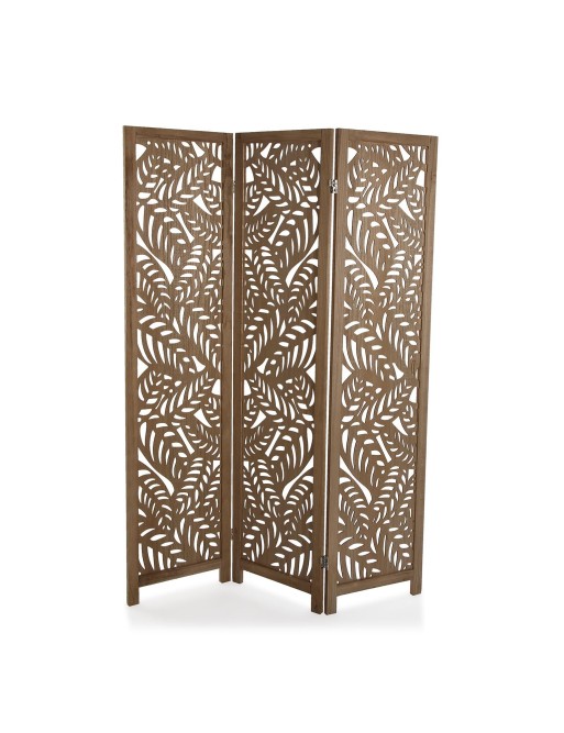 ÉCRAN EN BOIS MODÈLE FEUILLES 170 CM