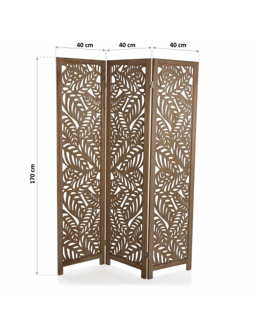 WOODEN SCREEN MODEL LEAVES 170 CM