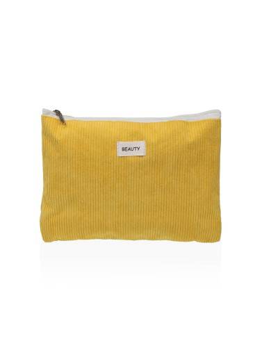 SCHÖNHEITSMODELL KULTURBEUTEL GELB 27X19 CM