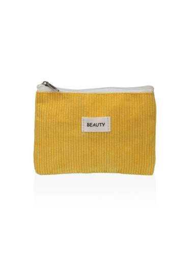 SCHÖNHEITSMODELL KULTURBEUTEL GELB 17X12 CM