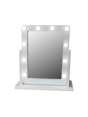 ESPEJO RECTANGULAR CON LUCES GLAM