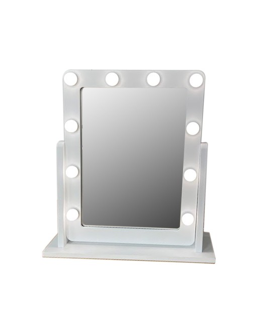 MIROIR RECTANGULAIRE AVEC LUMIÈRES GLAMOUR MIROIR RECTANGULAIRE AVEC LUMIÈRES GLAMOUR