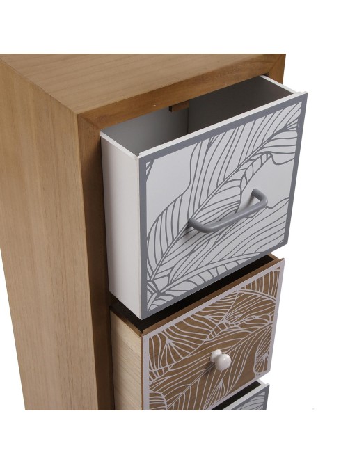 CHEST OF DRAWERS WITH FOUR DRAWERS MODEL PALM GREY