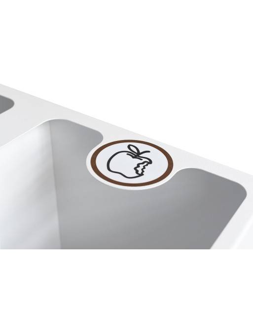 Poubelle de recyclage en métal blanc pour 4 types de déchets. Capacité de 176 litres (Jaune / Bleu / Marron / Gris) Poubelle de recyclage en métal blanc pour 4 types de déchets. Capacité de 176 litres (Jaune / Bleu / Marron / Gris)