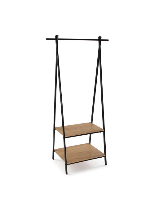 GARDEROBE MIT DUNKLEN REGALEN GARDEROBE MIT DUNKLEN REGALEN