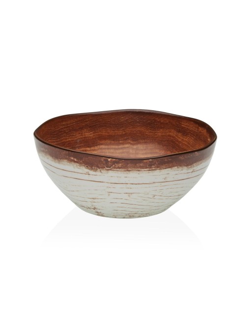 BOL GRANDE DE PORCELANA MODELO ACABADO MADERA BOL GRANDE DE PORCELANA MODELO ACABADO MADERA