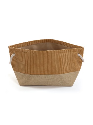 CORDUROY BROWN BASKET