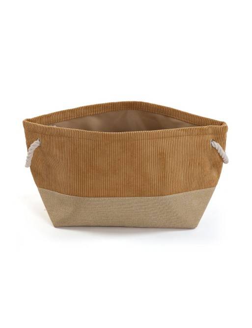 CESTA CORDUROY MARRON CESTA CORDUROY MARRON