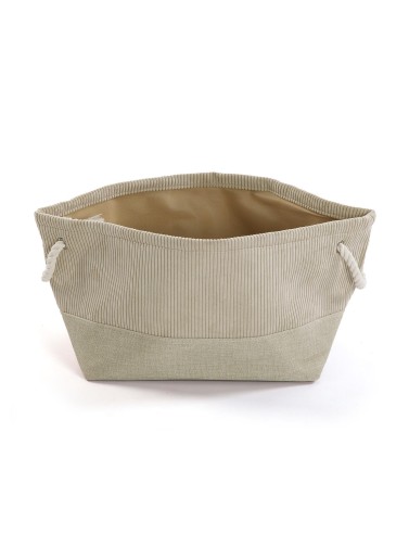 CORDUROY BEIGE BASKET