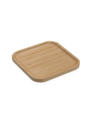PLATO DE BAMBU 20X20 CM