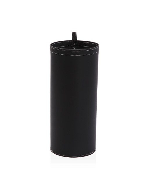 PORTE-PARAPLUIE EN CUIR NOIR
