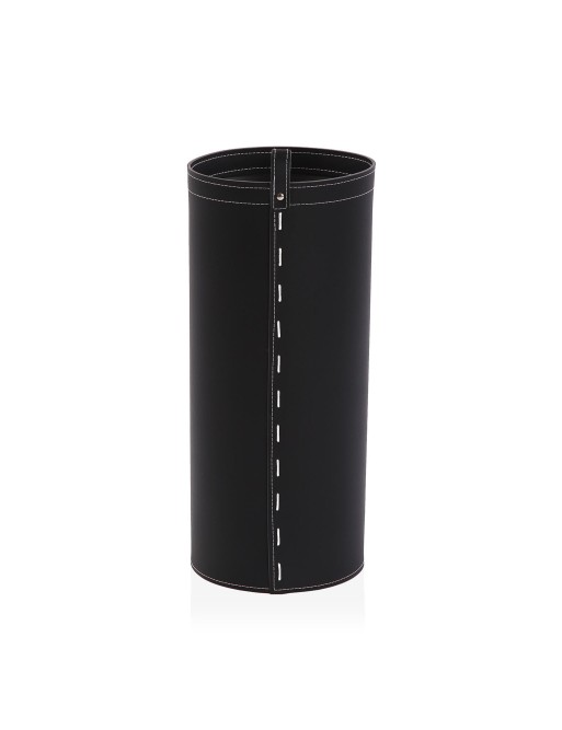 PORTE-PARAPLUIE EN CUIR NOIR