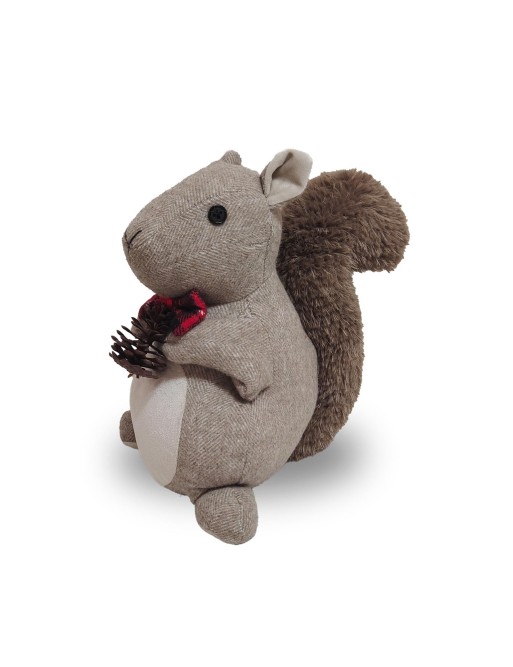 GRAY SQUIRREL DOOR HOLDER