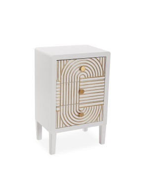BEDSIDE TABLE WITH 3 DRAWERS MODEL FERRULE