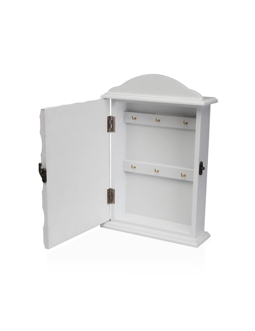 CAJA DE LLAVES BLANCA MODELO ESCAMAS