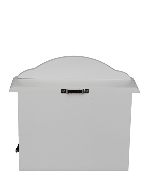 BOÎTE À CLÉS BLANCHE AVEC DÉCORATION D’ÉCHELLE