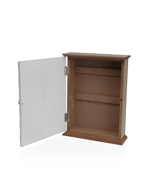 BOÎTE À CLÉS BLANCHE AVEC DÉCORATION DE ROSES BOÎTE À CLÉS BLANCHE AVEC DÉCORATION DE ROSES