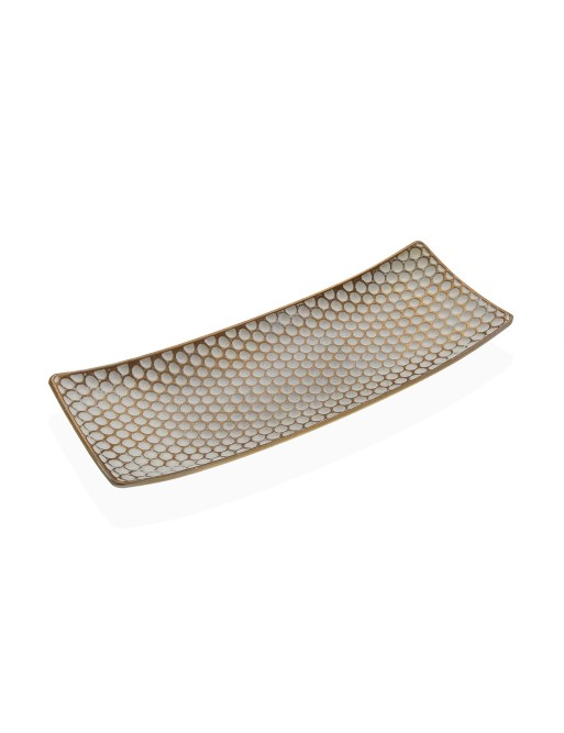 BROWN RECTANGLE CENTERPIECE