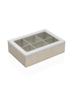 CAJA PARA TÉ DE MADERA MODELO ONDARA