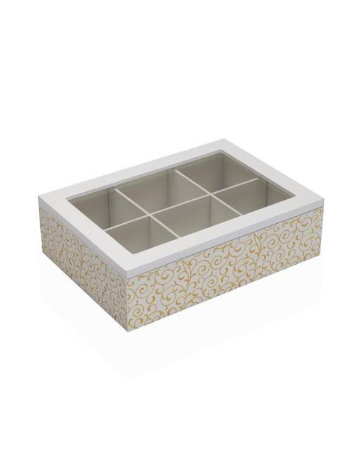 BOÎTE À THÉ EN BOIS MODÈLE ONDARA BOÎTE À THÉ EN BOIS MODÈLE ONDARA