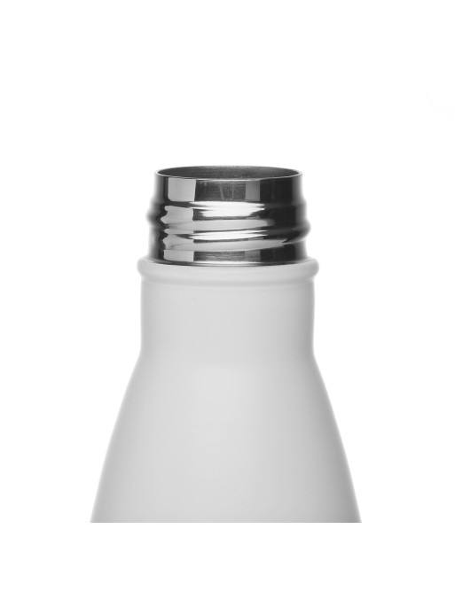 BOTELLA DE 500 ML ACERO INOXIDABLE COLOR BLANCO MATE