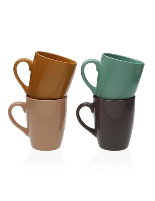 QUATRE TASSES À PETIT-DÉJEUNER OU TASSES MODÈLE COLORS MUG