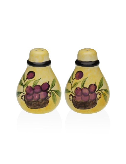 OLIVE SALT AND PEPPER SHAKER SET
