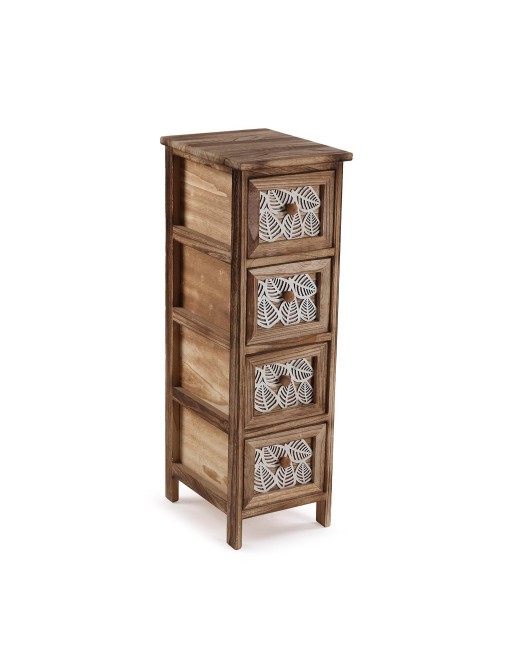 DRAWER UNIT WITH 4 DRAWERS MODEL LEAF 26X32X81 CM