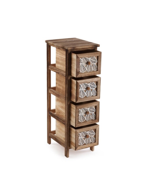 DRAWER UNIT WITH 4 DRAWERS MODEL LEAF 26X32X81 CM